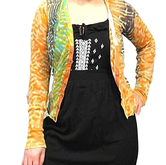 Lucky Brand Crop Long Sleeve Knit Bolero Small - Picture 2 of 6